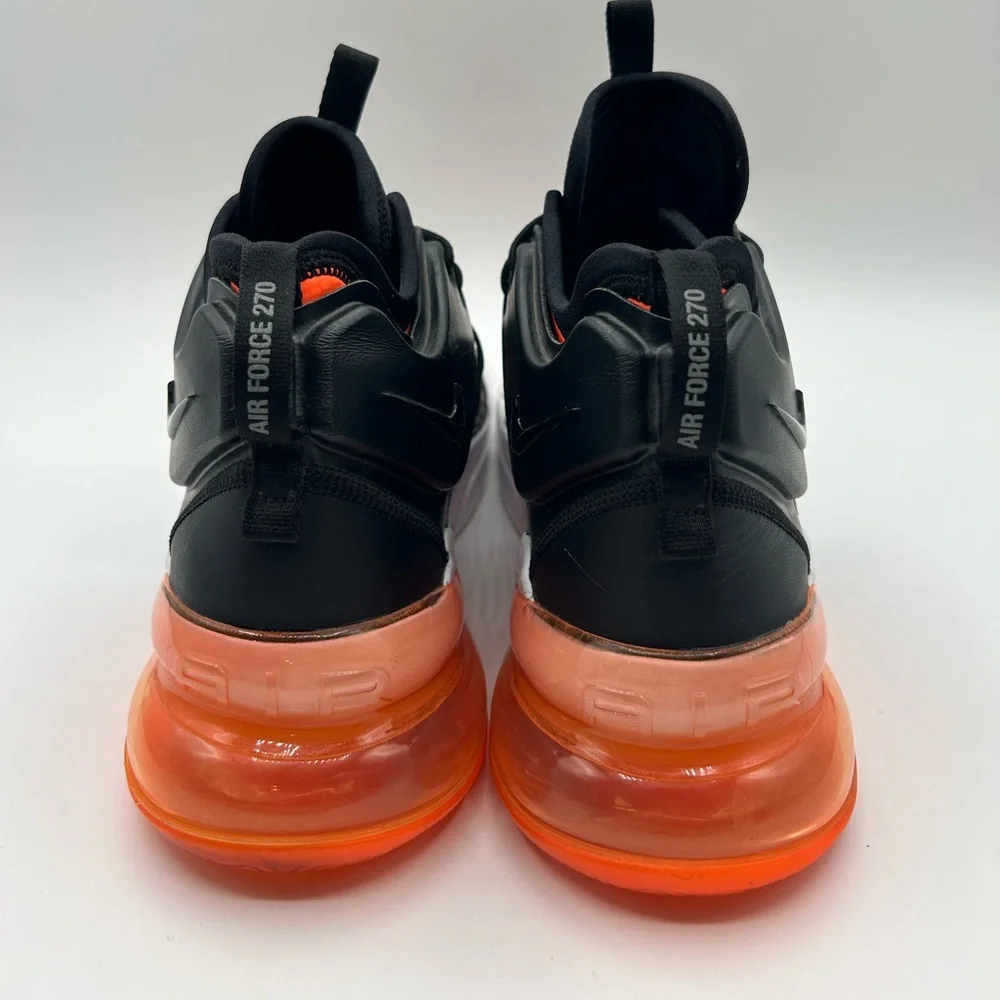 Nike Air Force 270 Safari BLACK/HYPER CRIMSON-WOLF GREY-WHITE Pre Owned Size 9.5 - Picture 5 of 7
